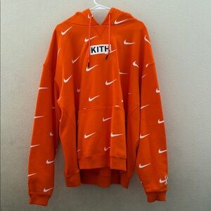 Nike Kith New York Knicks Orange Hoodie